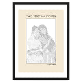 Two Venetian Women – Eugene de Blaas (ascii art) thumbnail