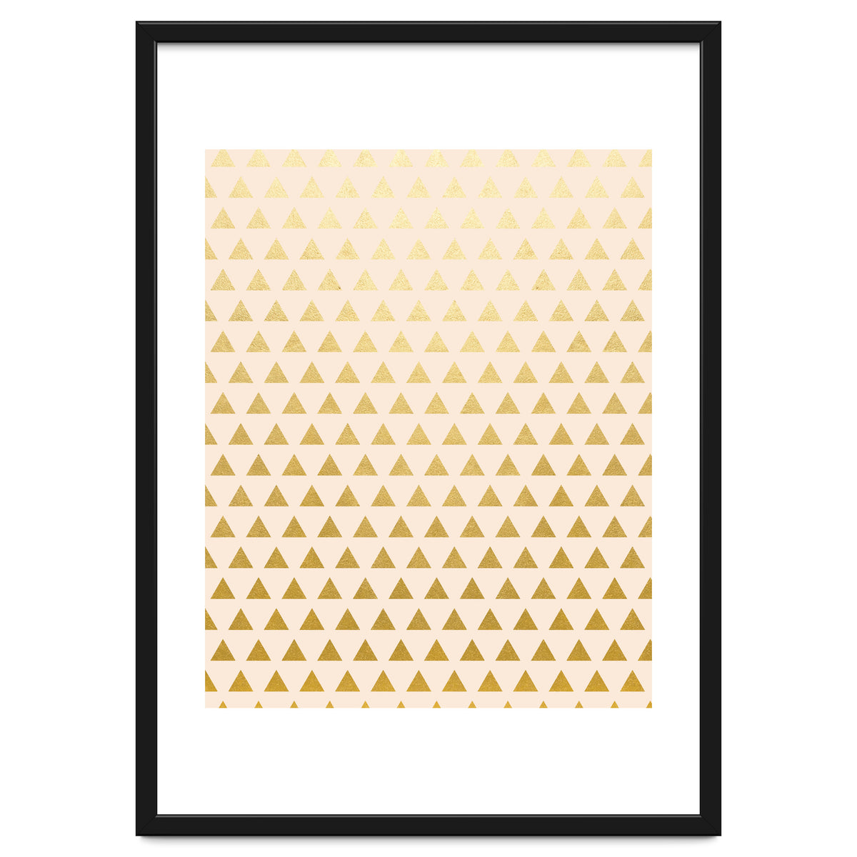 Blush + Gold Triangles #society6 #decor #buyart