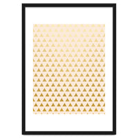 Blush + Gold Triangles #society6 #decor #buyart