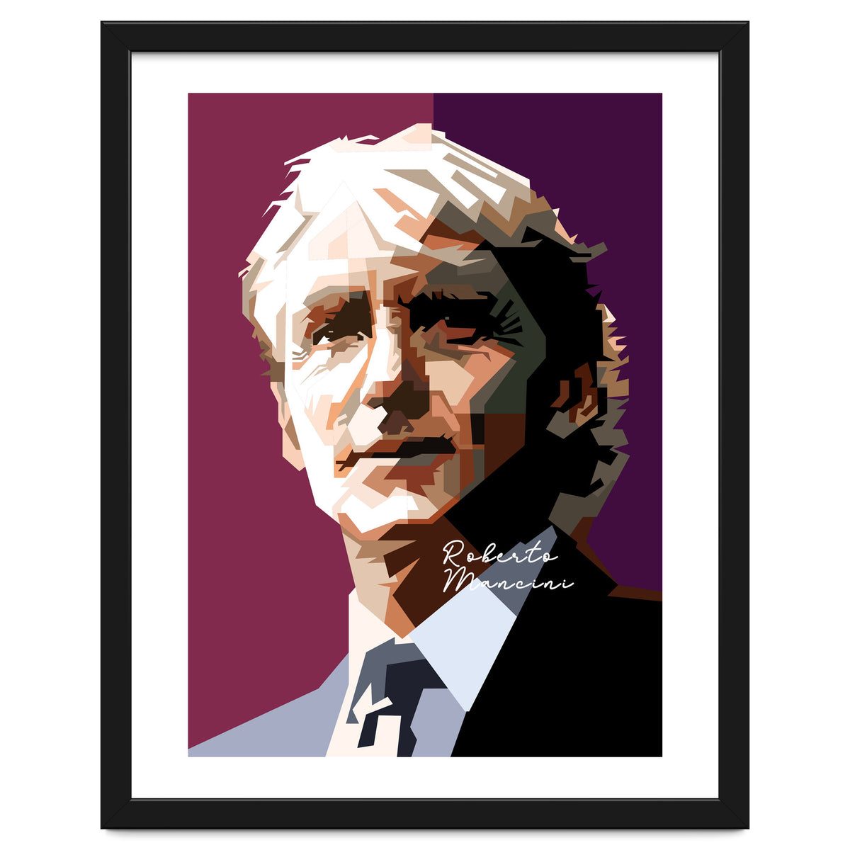 Roberto Mancini Retro Football