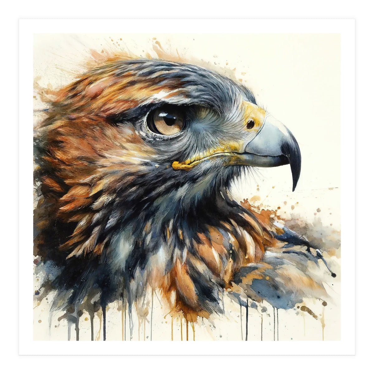 Eagle Gaze Across The Horizon (Print Only)