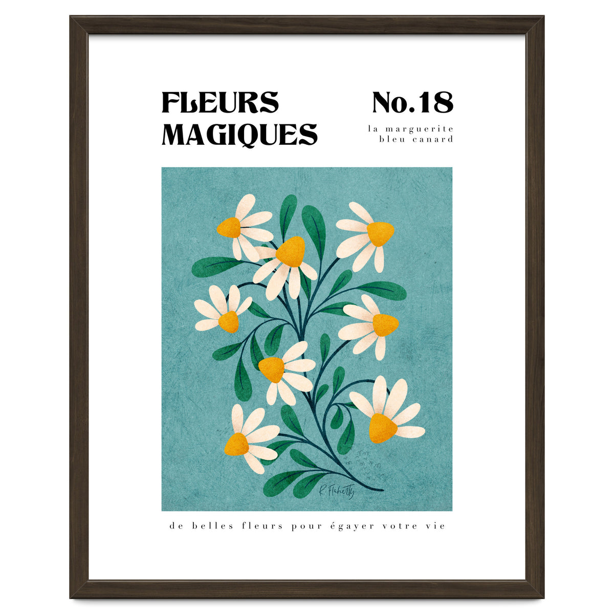 Magical Flowers No.18 Duck Egg Daisies