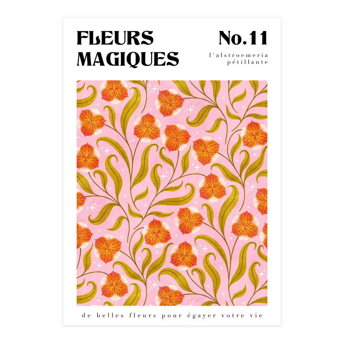 Magical Flowers No.11 Alstroemerias Print (Print Only)