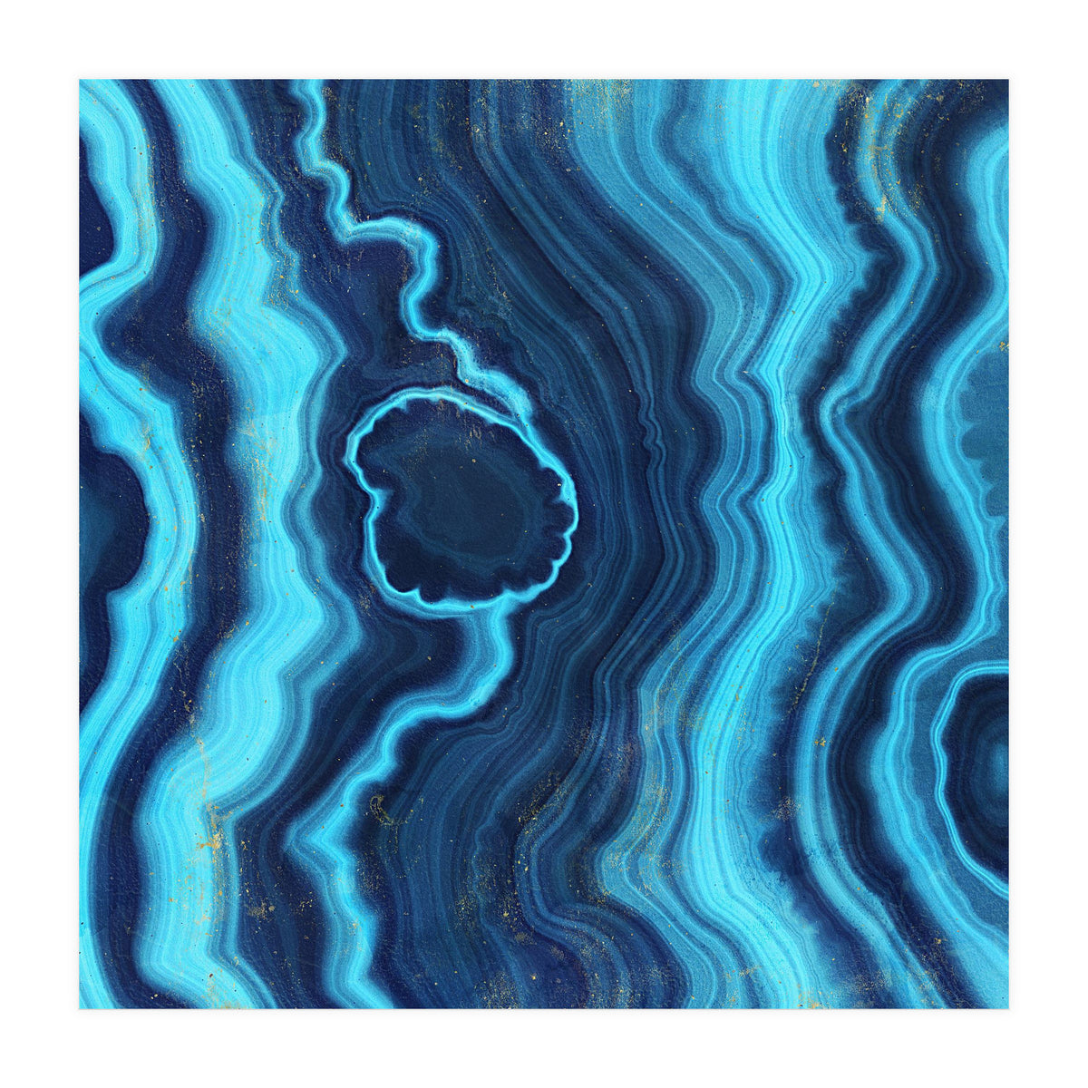 Blue Agate Texture 03 (Print Only)