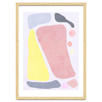 Organic Rustic Abstract Shapes Pastel II