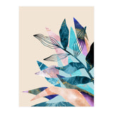 Marble Fantasy, Luxe Abstract Texture Botanical Concept, Eclectic Graphic Design Bohemian Contemporary (Print Only) thumbnail
