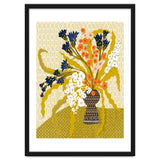 Floral Contemporary Still Life Mustard Yellow thumbnail