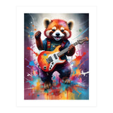 Red Panda Plays Guitar Music (Print Only) thumbnail
