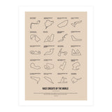 Grand Prix Formula One Circuits Racing Car (Print Only) thumbnail