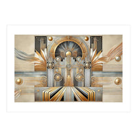 Art Deco Gold Architecture (Print Only)
