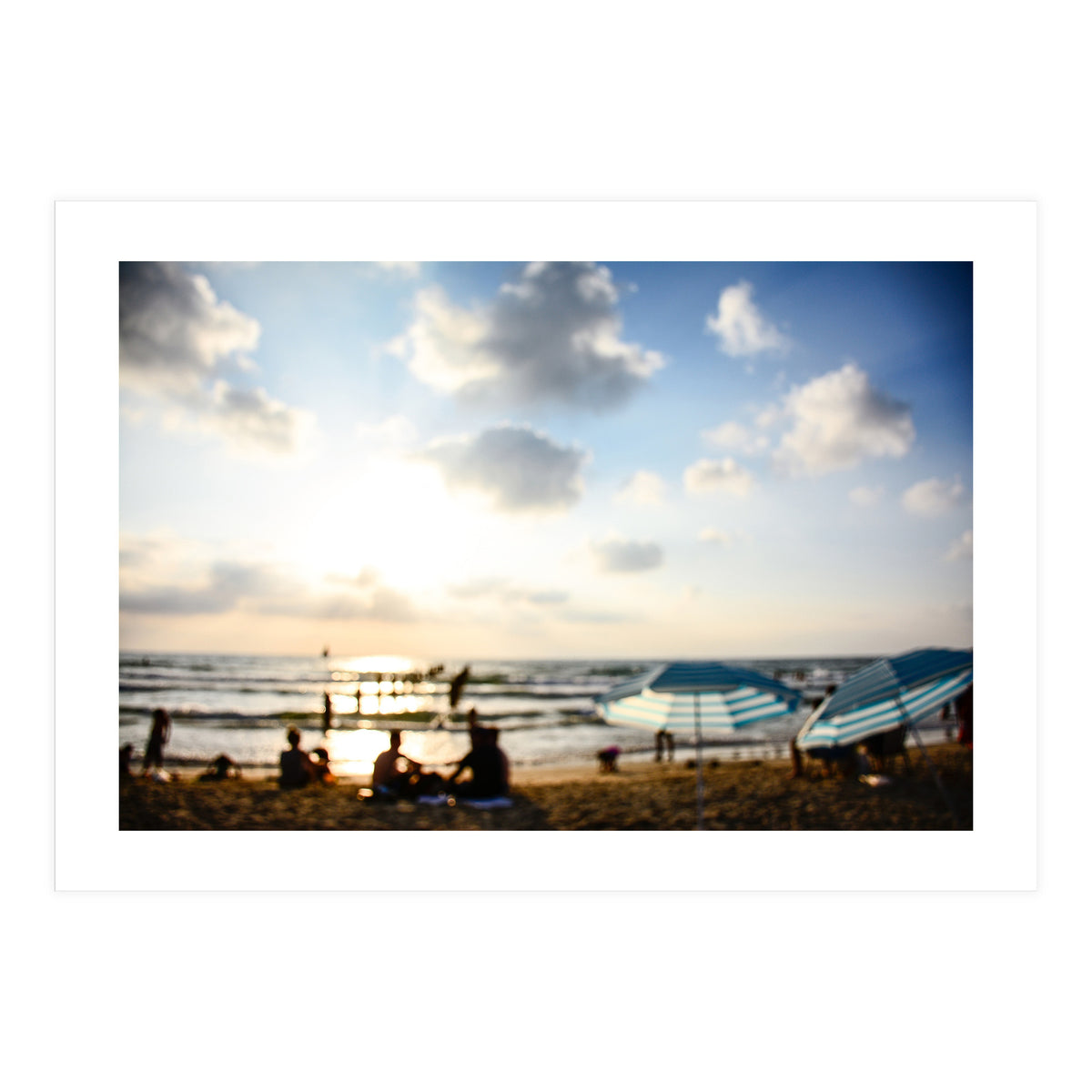 Late afternoon at the beach (Print Only)