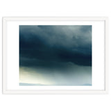 Storm Rain Clouds Watercolor Painting Blue Minimal Dark Sky Graphic thumbnail
