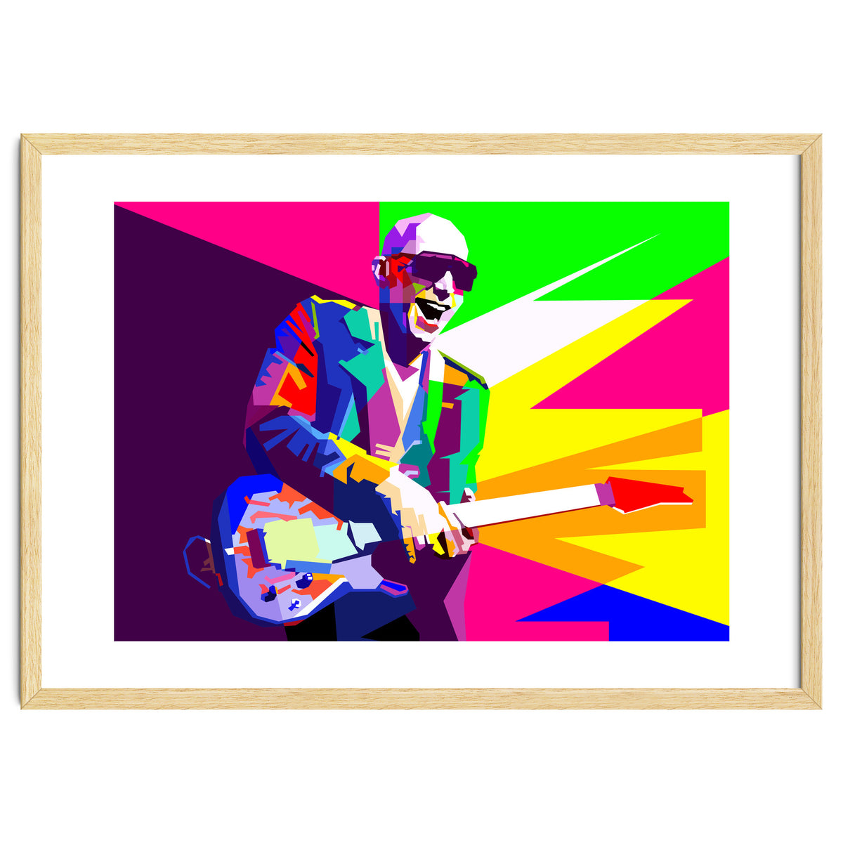 Joe Satriani Rock Guitar Instrumental Pop Art WPAP