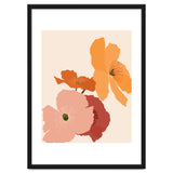 Autumn Wildflowers, Botanical Illustration Vintage Classy, Bohemian Floral Blossom Plants Bloom, Pastel Flowers Garden Nature thumbnail