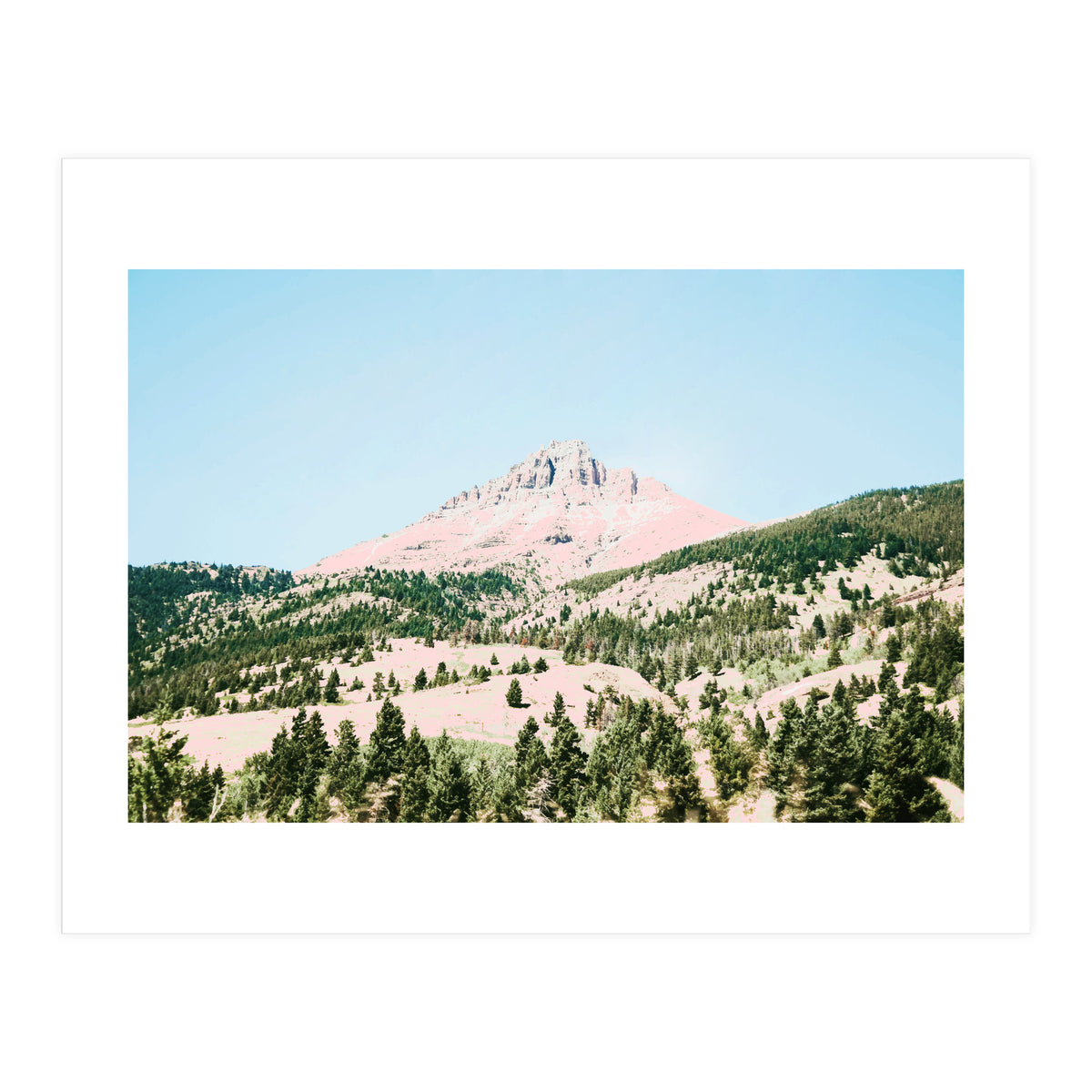 Happy Mountain #society6 #decor #buyart (Print Only)