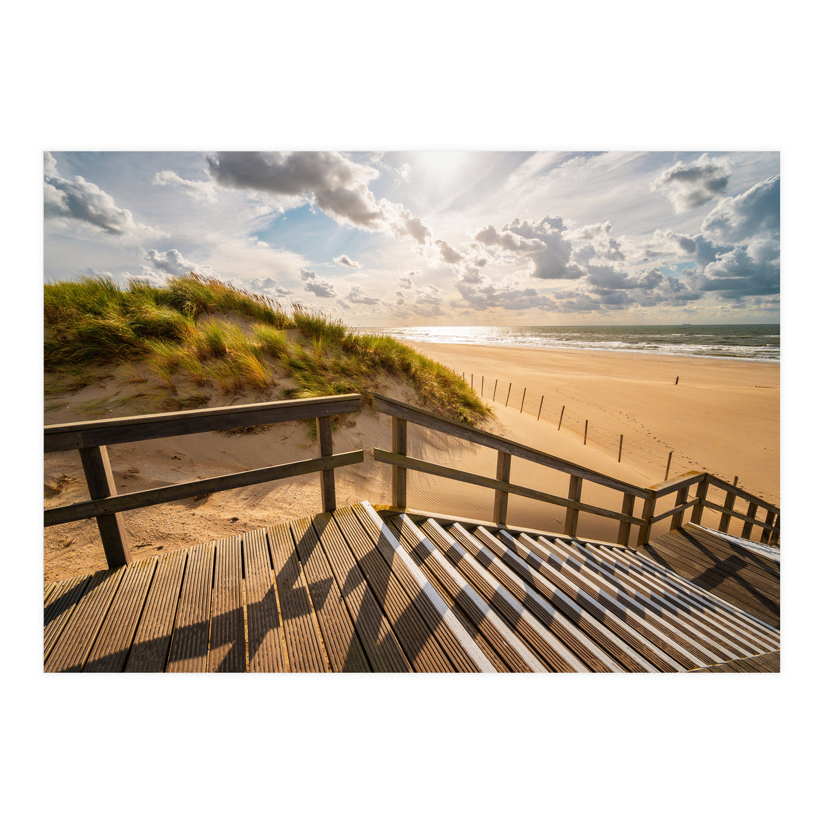 A day at the Dutch beach (Print Only)