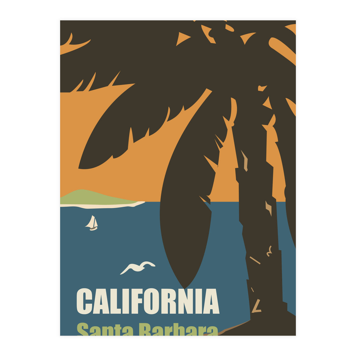 California, Santa Barbara (Print Only)