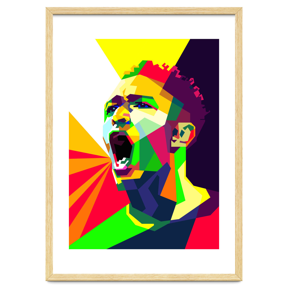 Jude Bellingham Football Pop Art WPAP