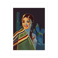 Pinup Mexican Girl (Print Only)