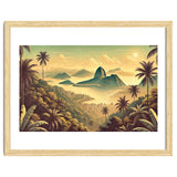 Vintage Brazil, Rio De Janeiro Tropics Poster thumbnail