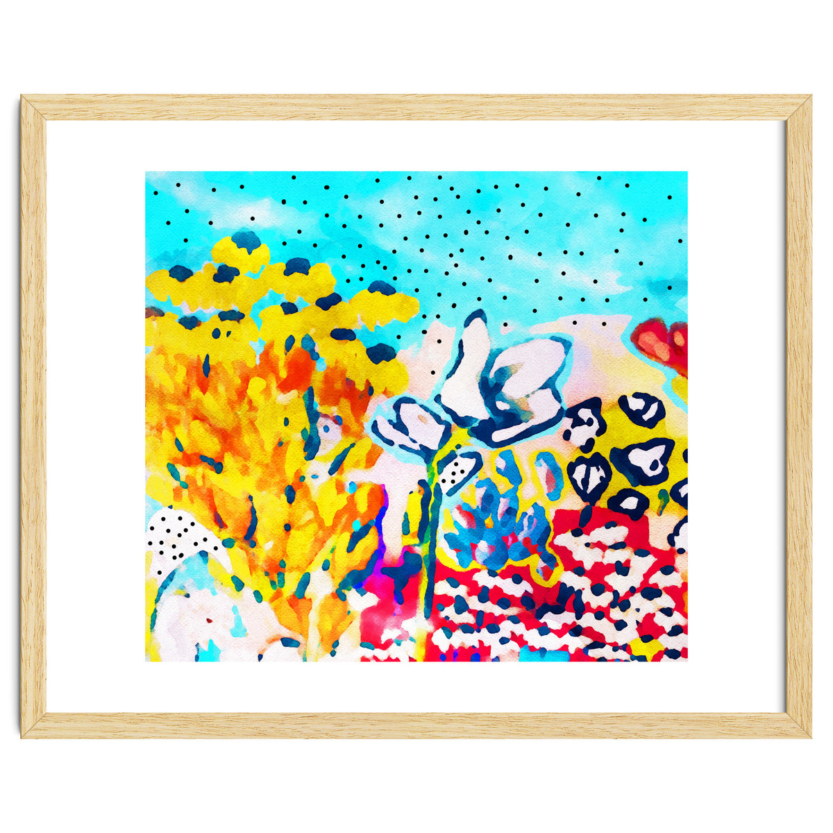 Floral Graffiti #society6 #decor #buyart