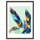 Dopamine Botanical, Colorful Tropical Banana Leaves, Plants Jungle Eclectic Contemporary, Bohemian Nature Forest thumbnail