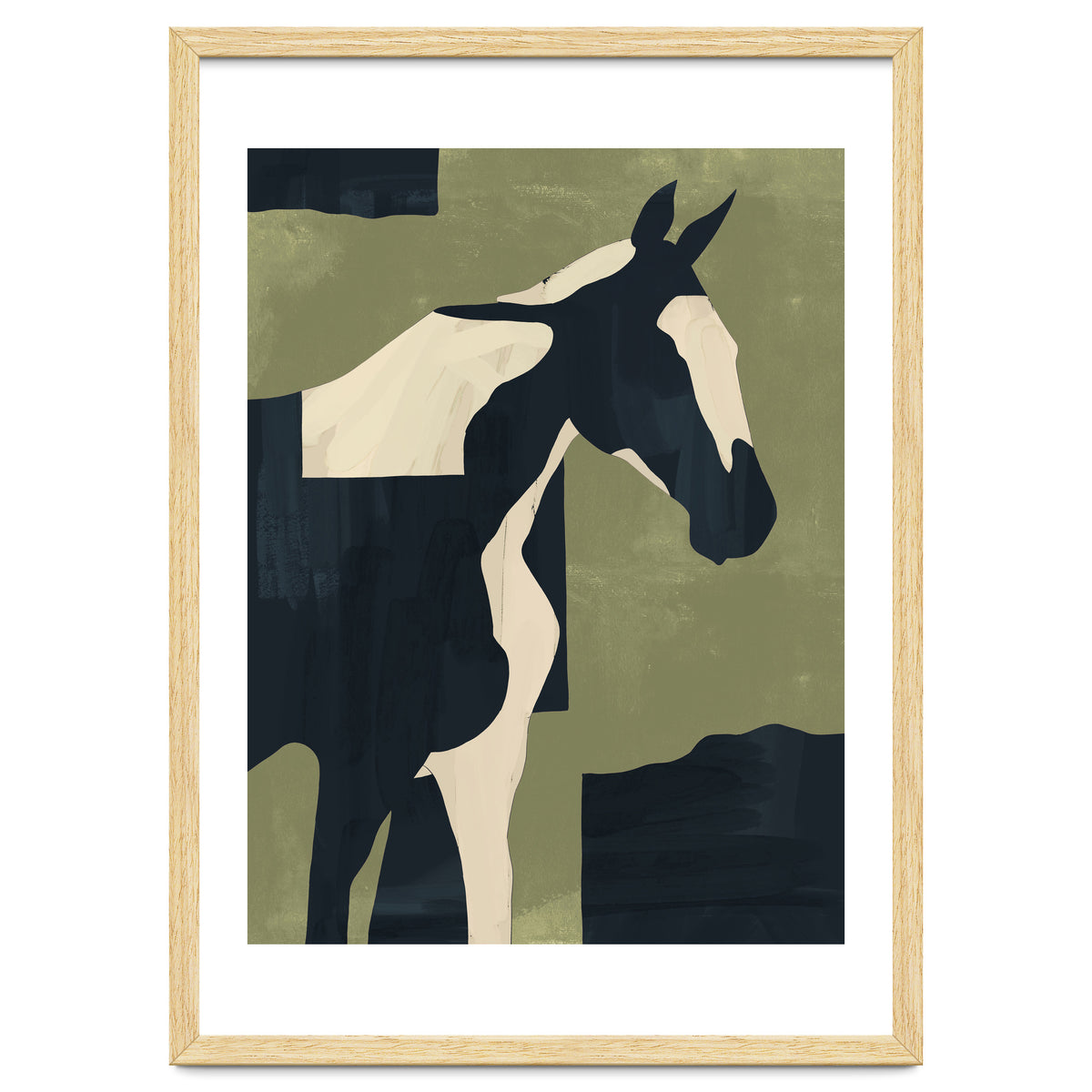 Abstract Minimal Horse 4