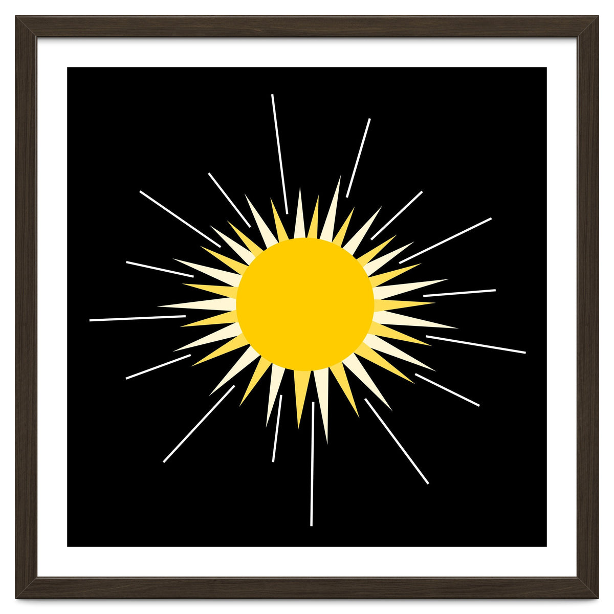 Yellow Bright Radiant Shinning Sun