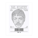 Receipt Art Paul Mc Cartney (Print Only) thumbnail