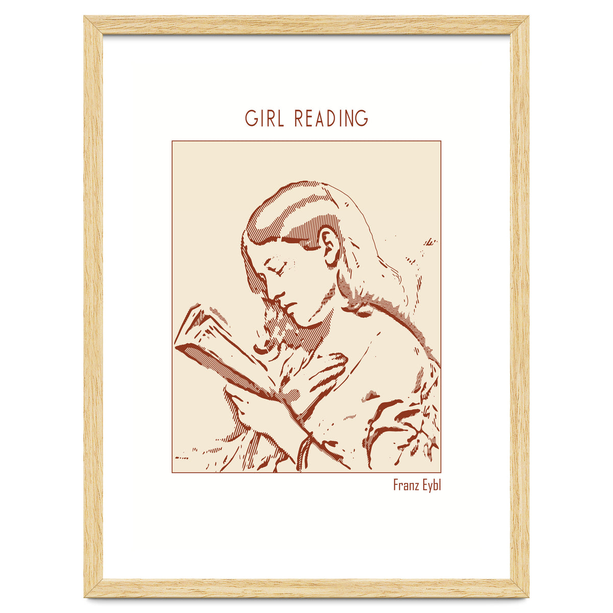 Girl Reading – Franz Eybl