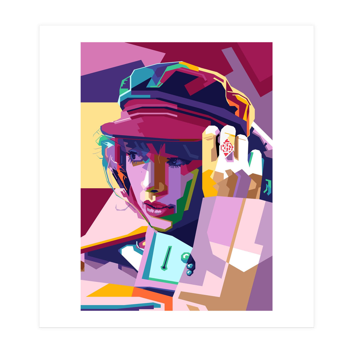 Taylor Swift Style WPAP (Print Only)