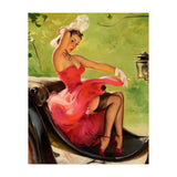 Pinup Girl On A Chariot Fast Ride (Print Only) thumbnail