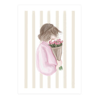 The Girl With The Tulips (Print Only)