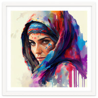 Vivid Veil Side Portrait