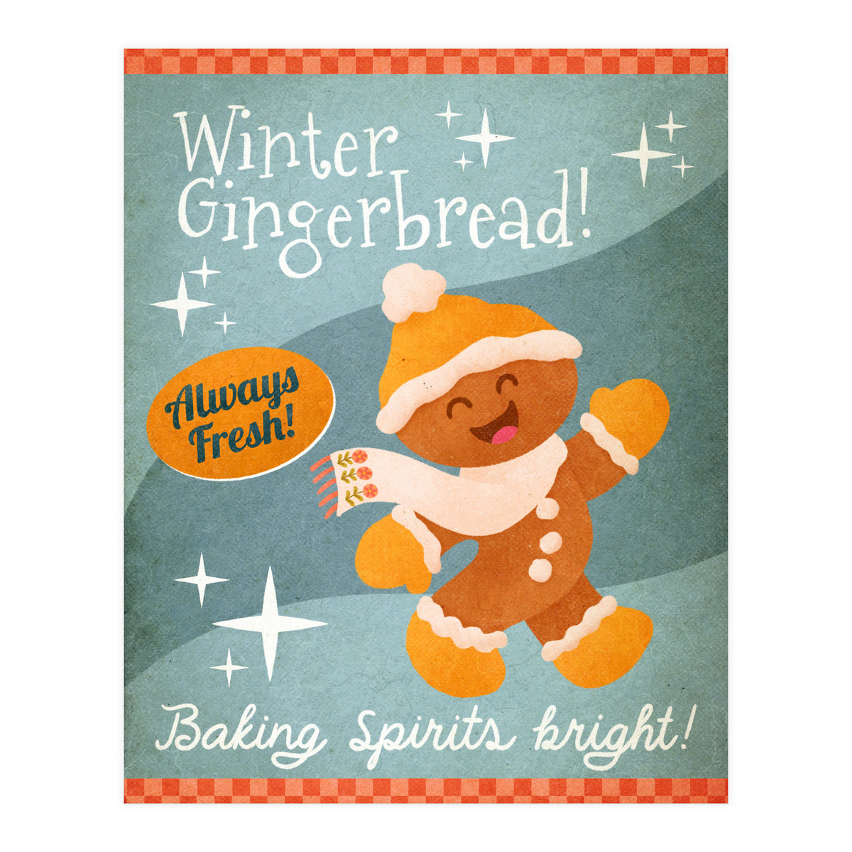 Winter Gingerbread (Print Only)