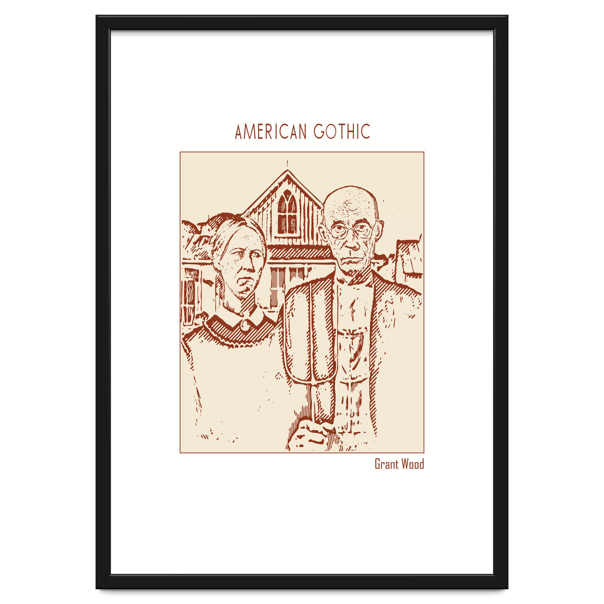 American Gothic – Grant Wood