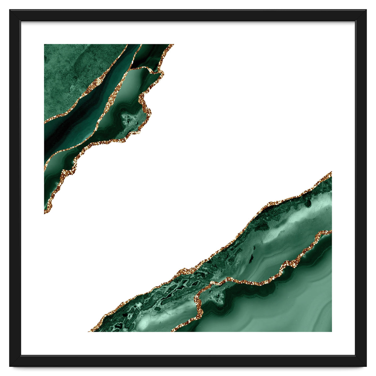 Emerald & Gold Agate Texture 13