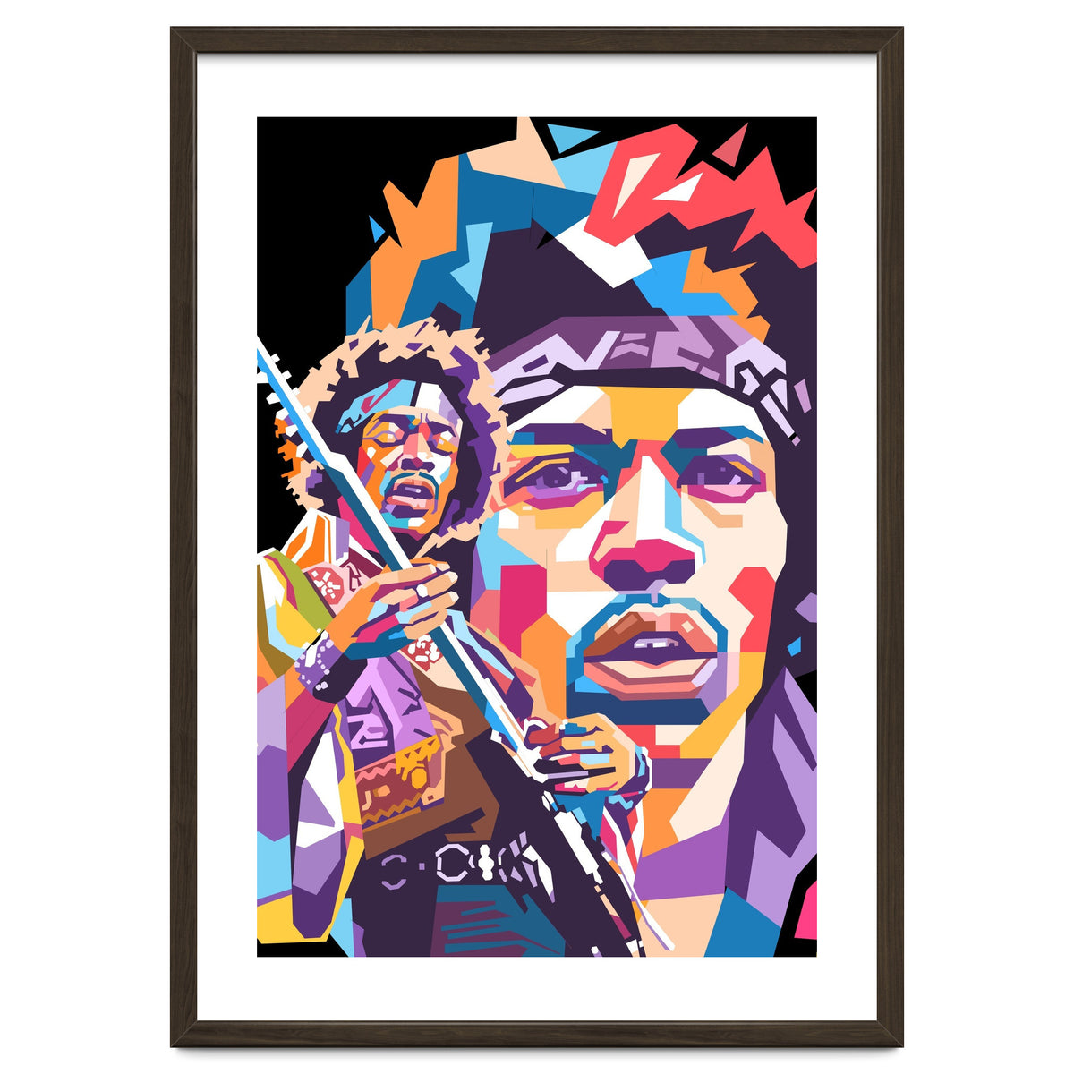 Jimi Hendrix wpap art