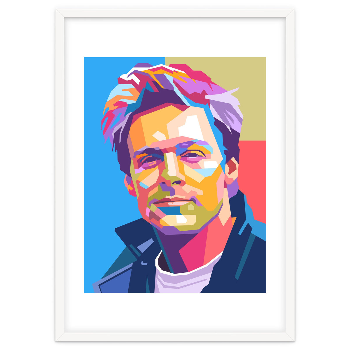 Bryan Adams pop art portrait