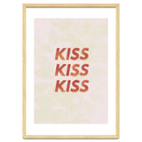 Kiss Kiss Kiss Love Typography thumbnail