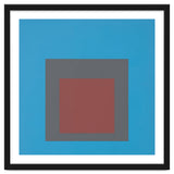 JOSEF ALBERS - HOMAGE TO THE SQUARE, BLUE, DARK RED thumbnail