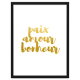 Peace Love Happiness #society6 #decor #buyart thumbnail
