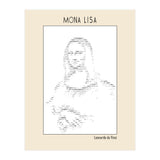 Mona Lisa – Leonardo Da Vinci Ascii Art (Print Only) thumbnail