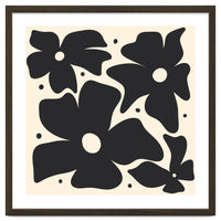 Abstract Monochrome Flowers 3