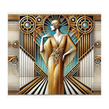 Gatsby Woman Art Deco Scene (Print Only) thumbnail