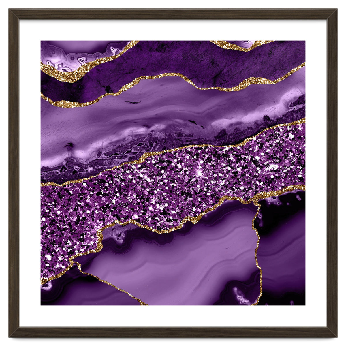 Agate Glitter Ocean Texture 02