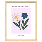 Munich Flower Market - Minimalist Edelweiss Botanical Print thumbnail