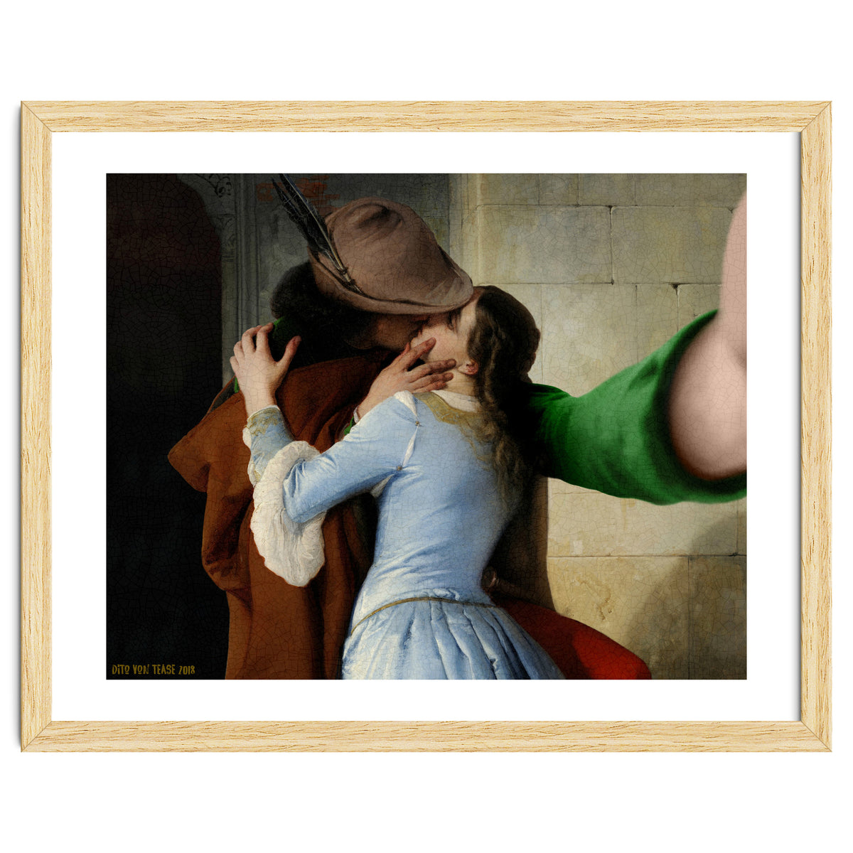 Francesco Hayez - The Kiss - Selfie