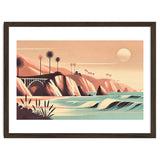 Vintage California, Coastline Poster thumbnail