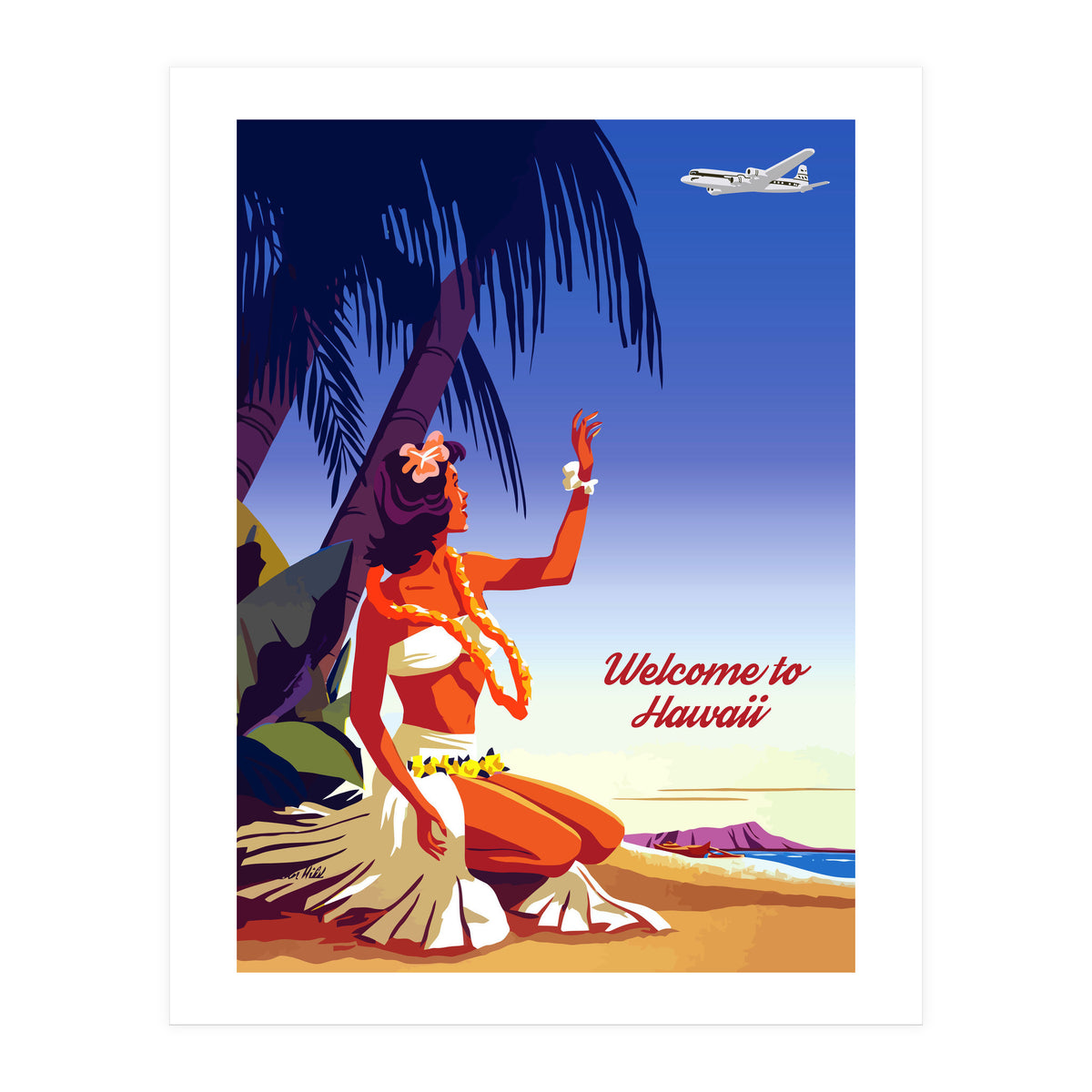 Hawaii Welcome (Print Only)